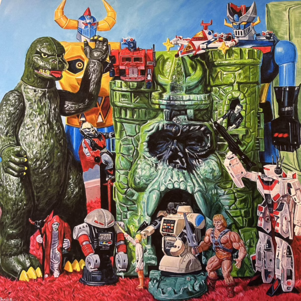 “Defending the Castle”  - Print  16" x 16" - Signed Archival Hot Press Paper (17”x17)